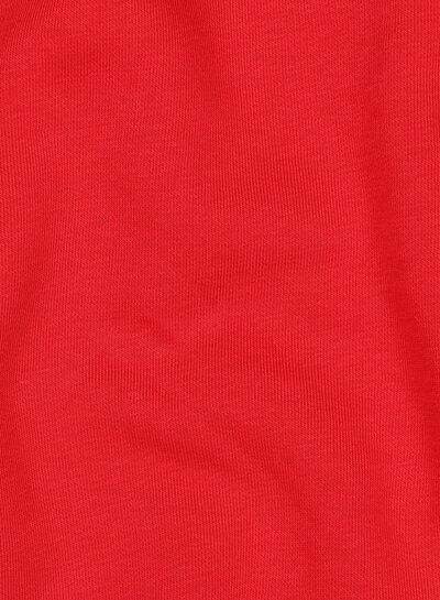 red - thick jogging, softly roughened on the inside V