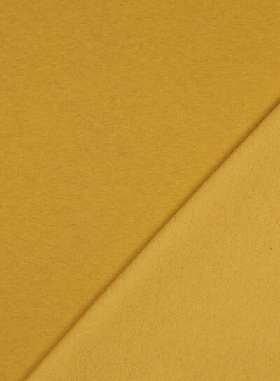 ochre - thick jogging, softly roughened on the inside V