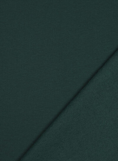 bottle green - thick jogging bottoms, softly roughened on the inside V