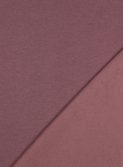 old mauve - thick jogging, softly roughened on the inside V