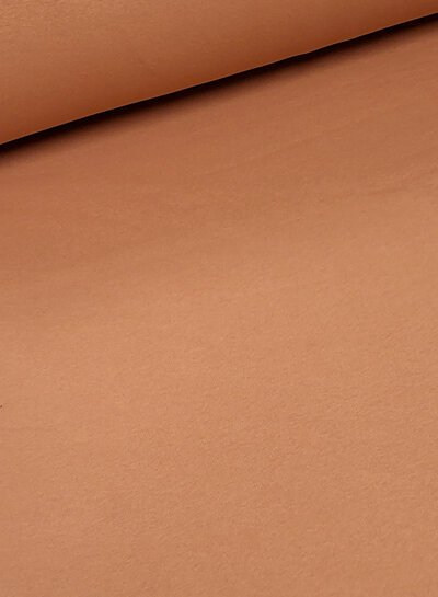 zalm - dikke jogging, zacht opgeruwd aan de binnenkant V