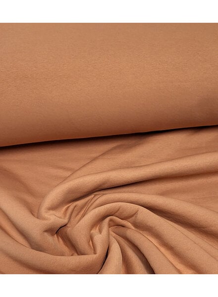 zalm - dikke jogging, zacht opgeruwd aan de binnenkant V