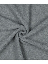 vergrijsd blauw - teddy boucle double face met fleece