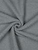 grayish blue - teddy boucle double-faced with fleece