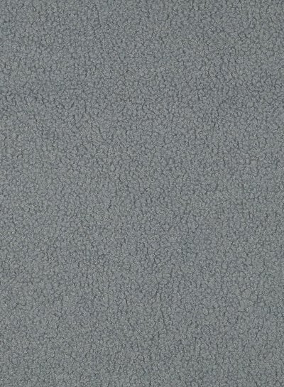 grayish blue - teddy boucle double-faced with fleece