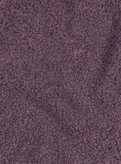 mauve - teddy boucle double face with fleece