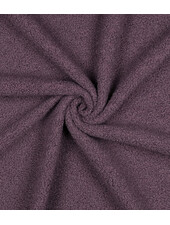 mauve - teddy boucle double face met fleece