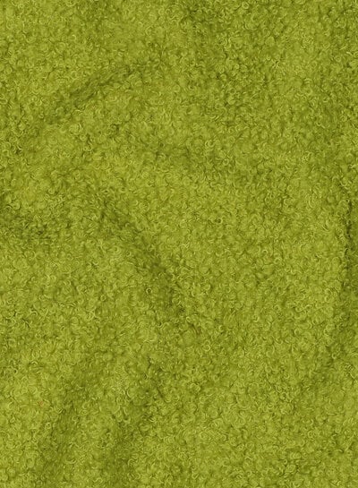 old lime - teddy boucle double face with fleece