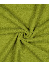 old lime - teddy boucle double face with fleece