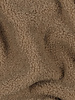 zand - teddy boucle met fleece binnenkant
