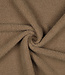 zand - teddy boucle double face met fleece