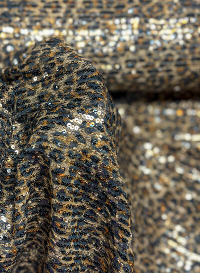 sequins original leopard mesh - beautiful quality