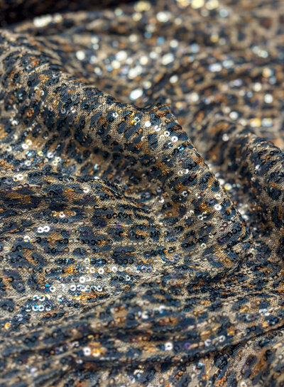 sequins original leopard mesh - beautiful quality