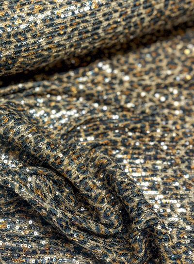 sequins original leopard mesh - beautiful quality