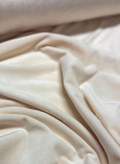 Madeline ecru velvet sweater - ideal for homewear