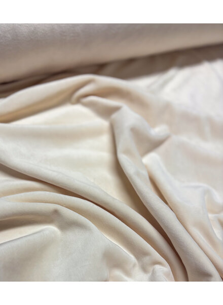 Madeline ecru - velvet sweater - ideaal voor homewear