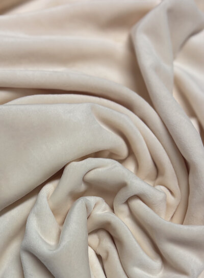 Madeline ecru - velvet sweater - ideaal voor homewear