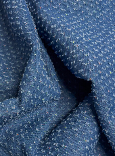 dark blue denim - denim jacquard - heavy weight - 11OZ