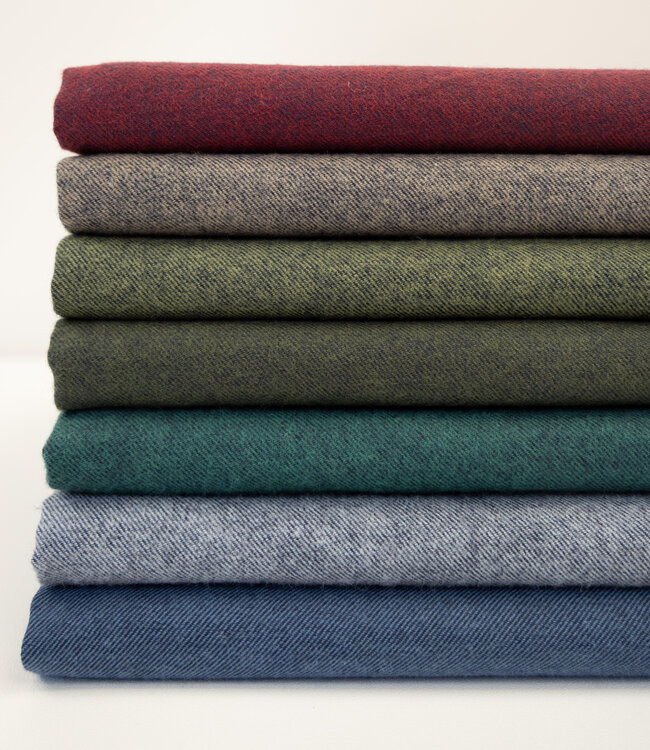 Swafing antraciet melee - flanel