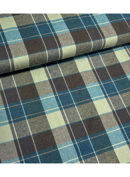 Swafing Maverick groen / petrol ruiten - flanel