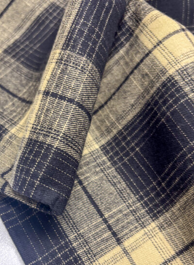 Swafing Yukon black/taupe check - flannel
