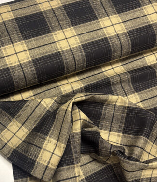 Swafing Yukon black/taupe check - flannel