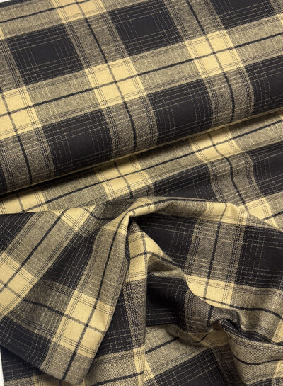 Swafing Yukon black/taupe check - flannel