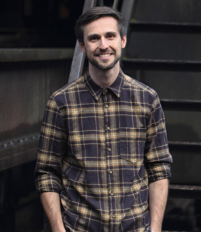 Swafing Yukon zwart/taupe ruiten - flanel