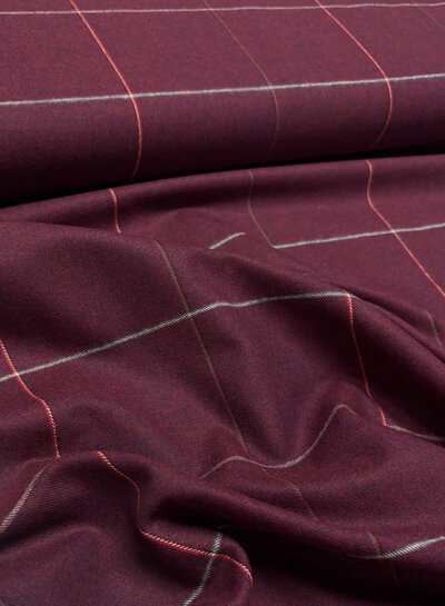 Swafing Yukon bordeaux large checks - flannel