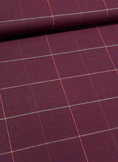 Swafing Yukon bordeaux large checks - flannel