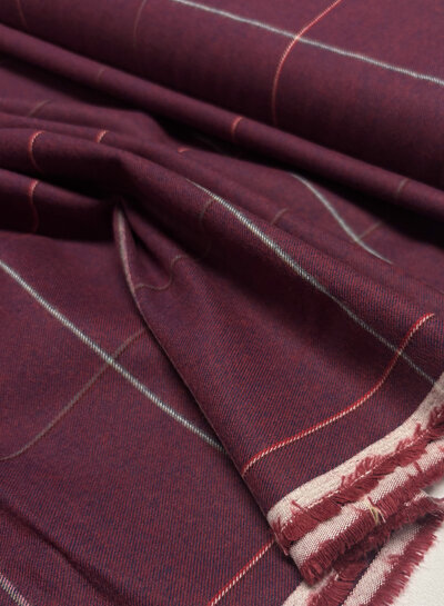 Swafing Yukon bordeaux large checks - flannel
