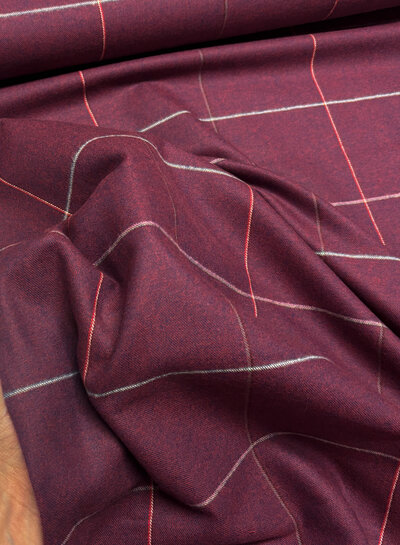 Swafing Yukon bordeaux large checks - flannel