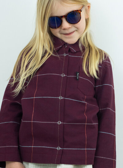 Swafing Yukon bordeaux large checks - flannel