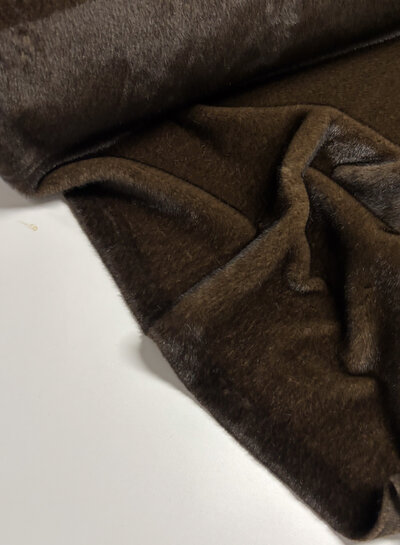 brown - Faux Fur - beautiful solid quality