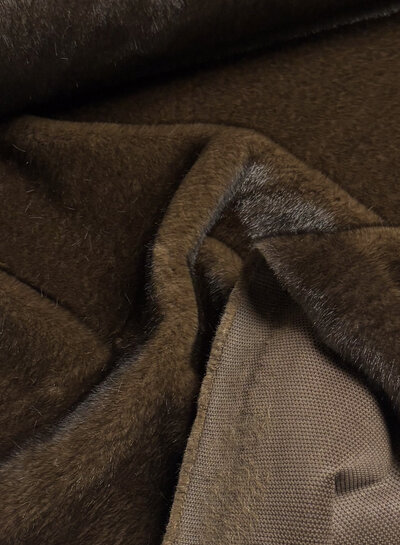 bruin - Faux Fur - prachtige vaste kwaliteit