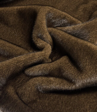 bruin - Faux Fur - prachtige vaste kwaliteit