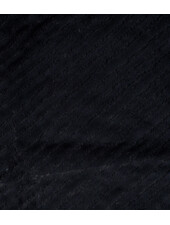 antraciet faux fur - stripes