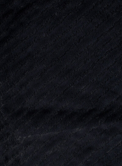 antraciet faux fur - stripes