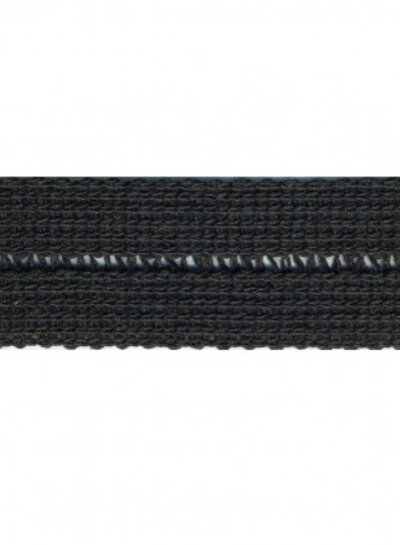 antraciet - biais siertres - 3cm - prachtige kwaliteit per meter