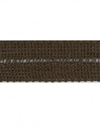 donkerbruin - biais siertres - 3cm - prachtige kwaliteit per meter