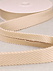 rib velours biais 30 mm - beige per meter