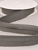 rib velours biais 30 mm - grijs per meter