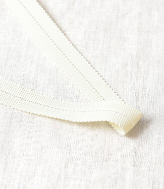 beige - pre-folded tresse bias 2 cm - per meter decorative tress per meter