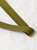 khaki - voorgevouwen tresse biais 2 cm- per meter - siertres per meter