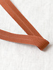 rust - pre-folded tresse bias 2 cm - per meter - decorative tresse per meter