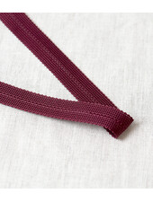 Bordeaux - pre-folded tresse bias 2 cm - per meter - decorative tress per meter