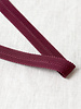 Bordeaux - pre-folded tresse bias 2 cm - per meter - decorative tress per meter