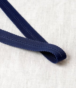 navy blue - pre-folded bias braid 2 cm - per meter decorative braid per meter