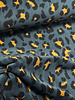 leopard spots petrol - nicky velours
