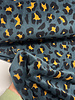 leopard spots petrol - nicky velours